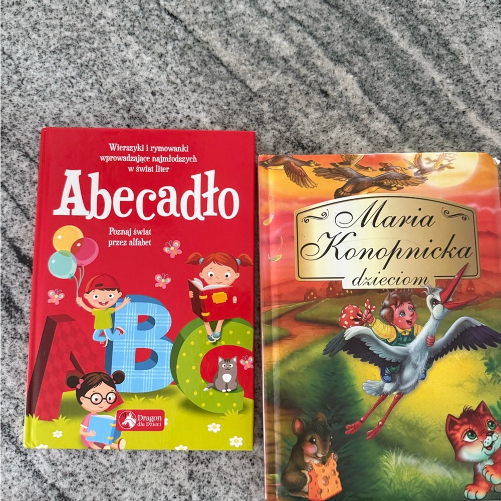 Abecadło polish Kids Alphabet Book - Red
